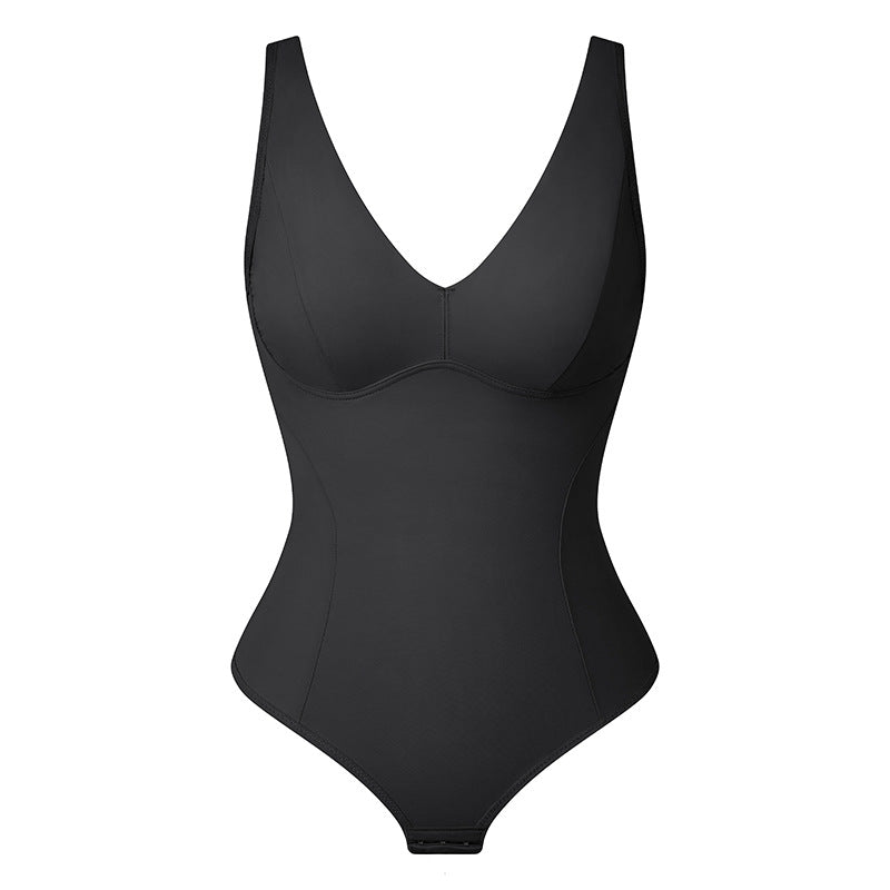 Empovella™ Sculpting Bodysuit – Seamless Tummy Control with Built-In Bra Support