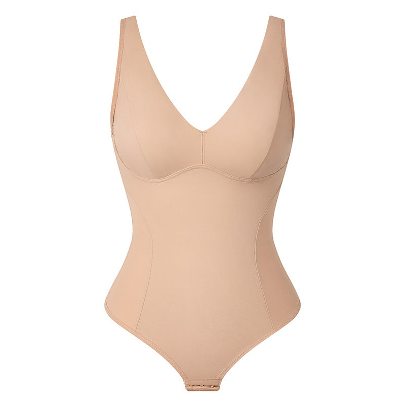 Empovella™ Sculpting Bodysuit – Seamless Tummy Control with Built-In Bra Support